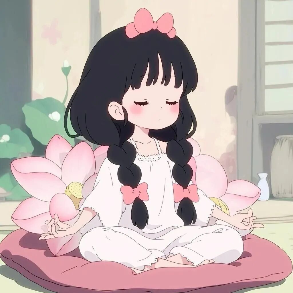 lianhfoxidazi莲花佛系四人闺蜜头像动漫闺蜜头像