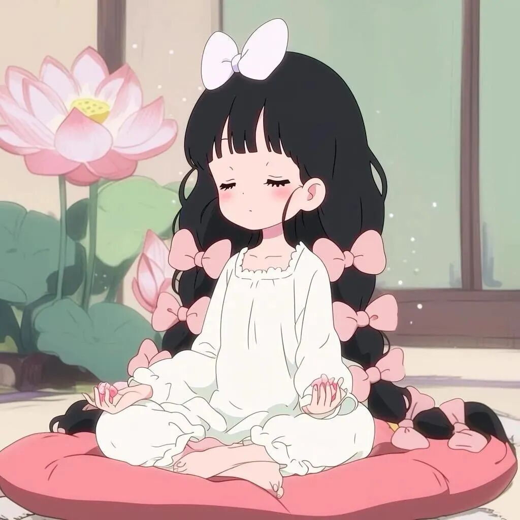 lianhfoxidazi莲花佛系四人闺蜜头像动漫闺蜜头像