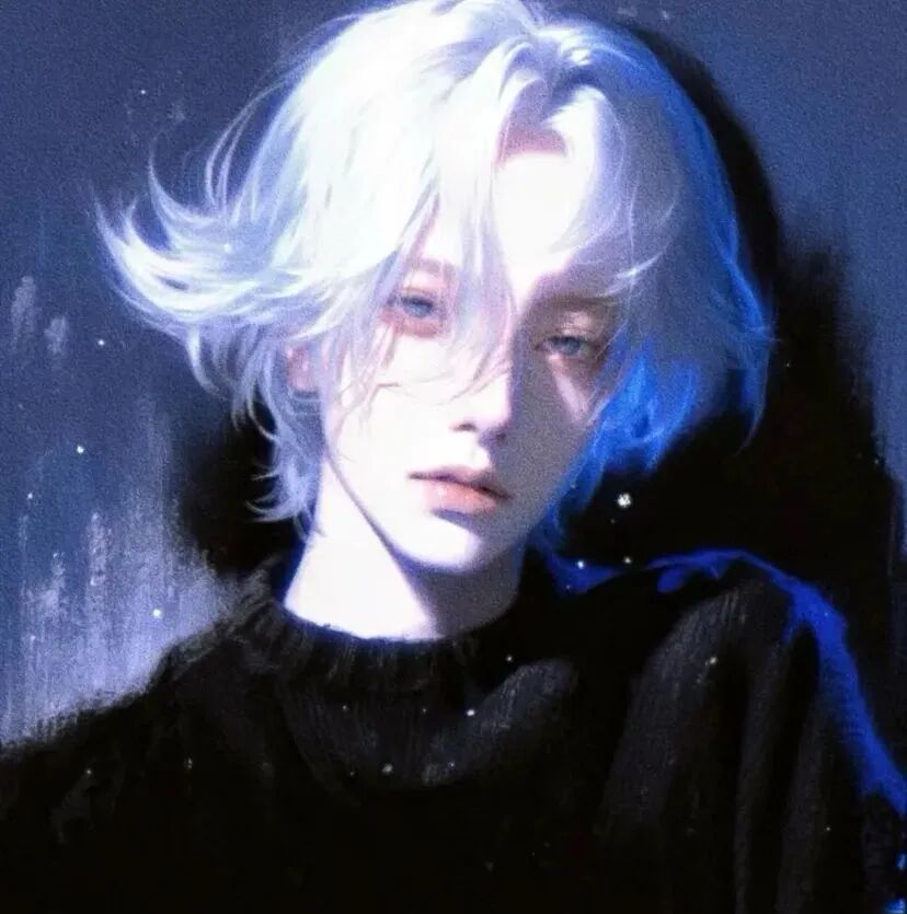 唯美写实动漫头像男