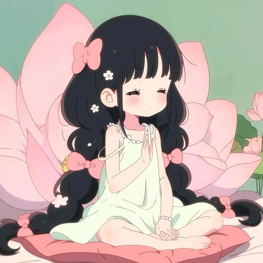 lianhfoxidazi莲花佛系四人闺蜜头像动漫闺蜜头像