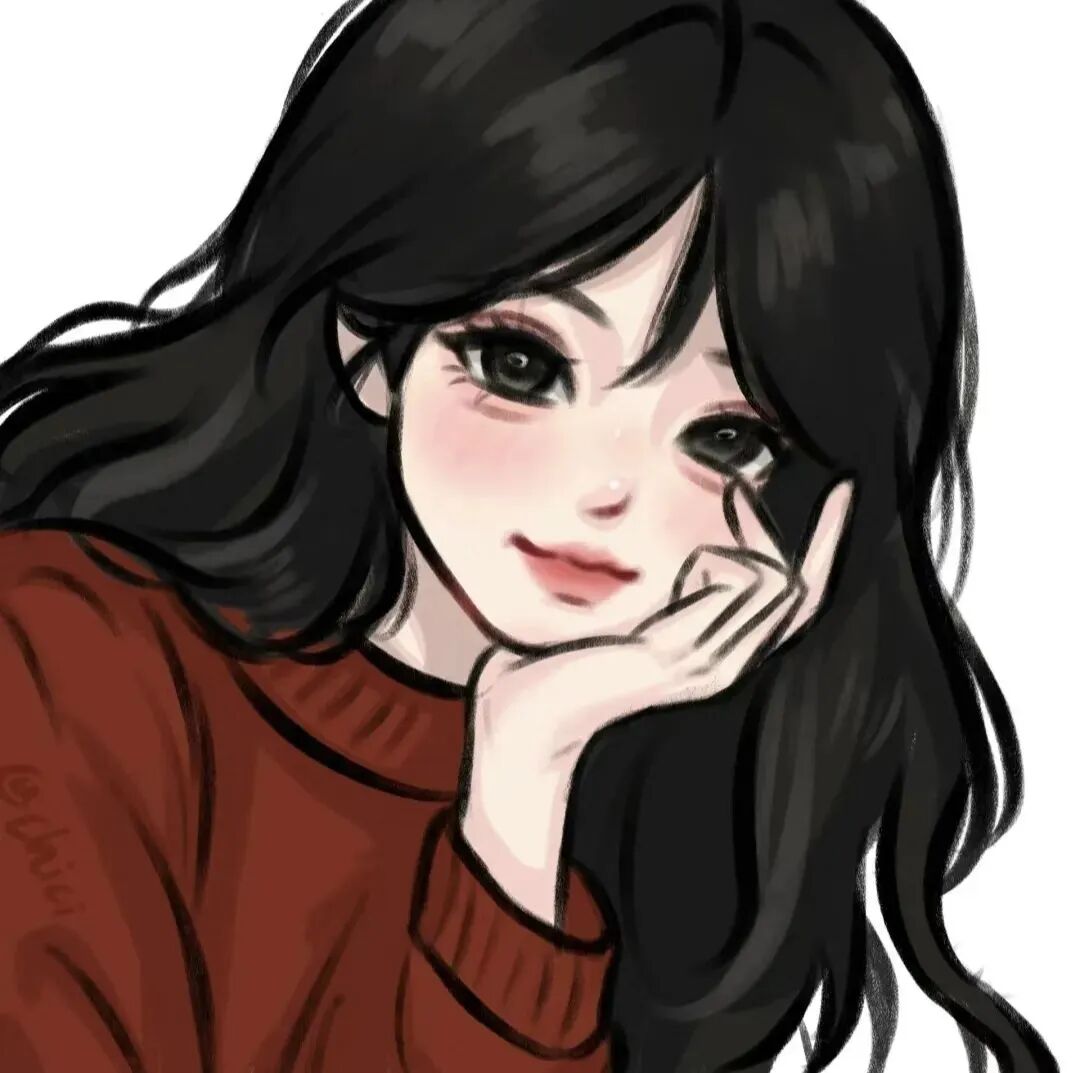 手绘动漫头像女