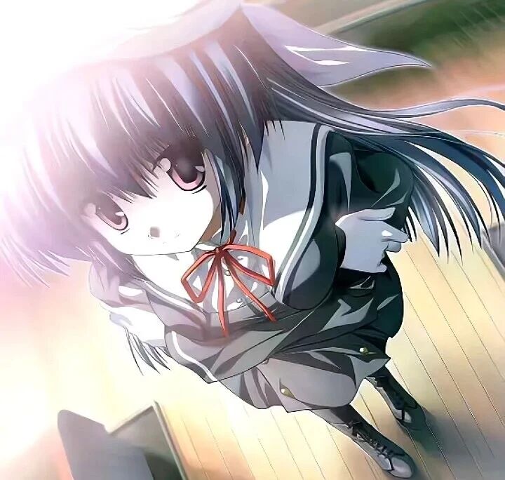 古早感动漫头像女