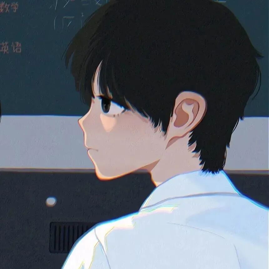 danqincouyaihe学院风动漫情侣头像