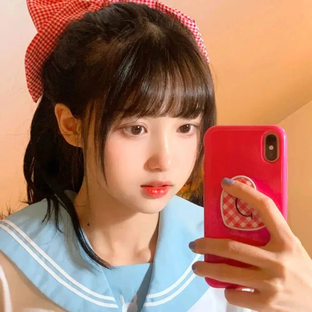 自拍手机甜妹女生头像