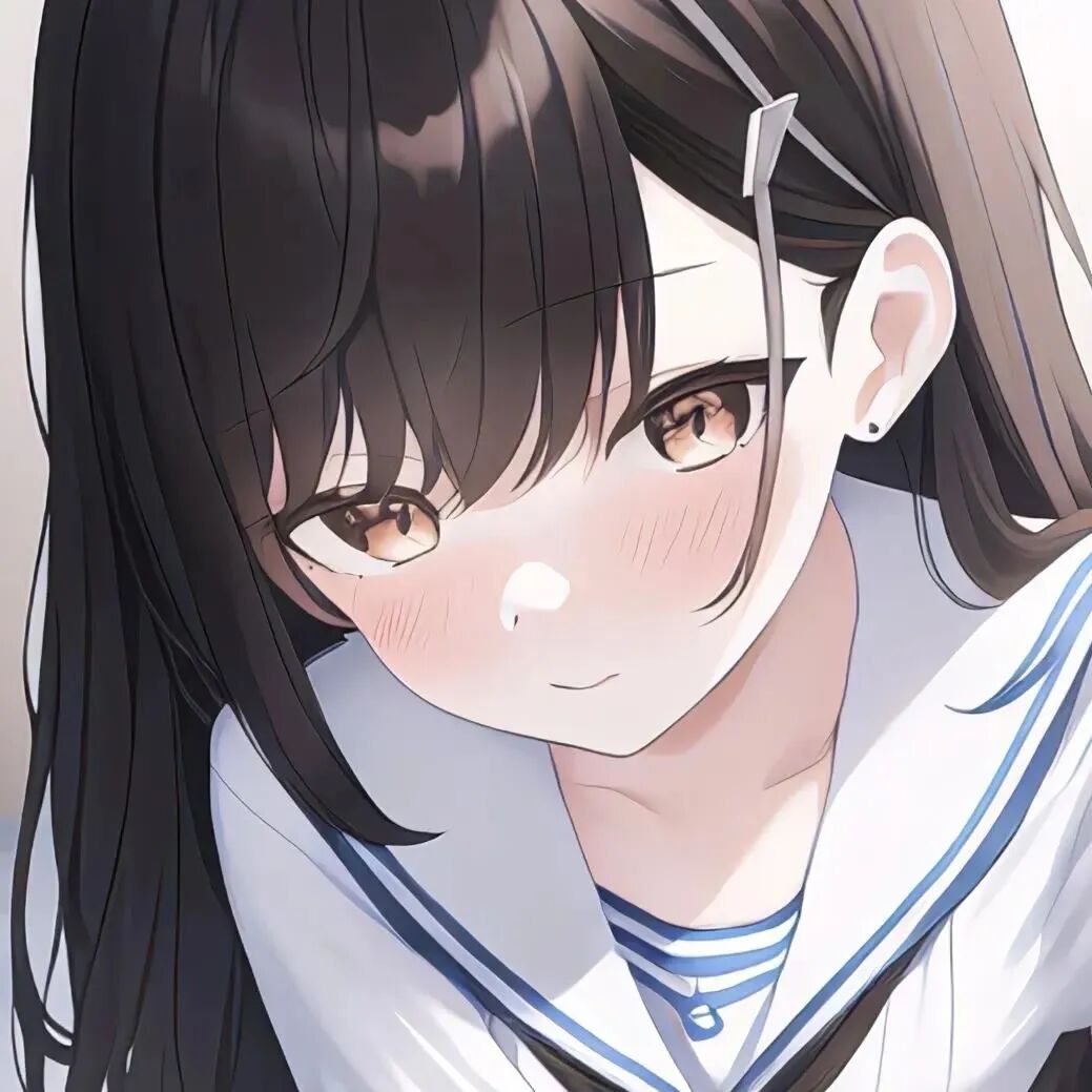 学院风动漫头像女