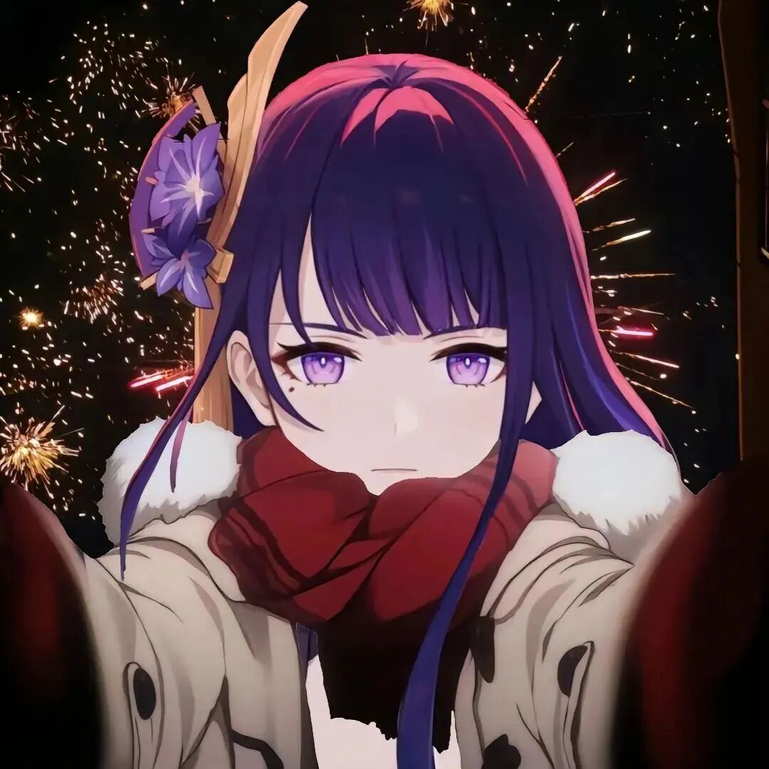新年烟花原神动漫头像女