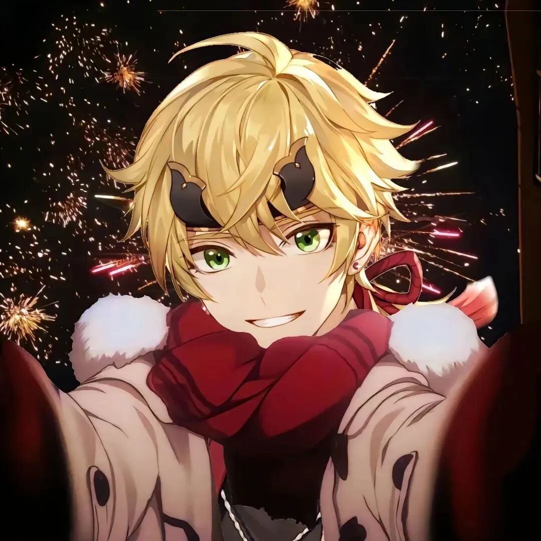 新年烟花原神动漫头像男