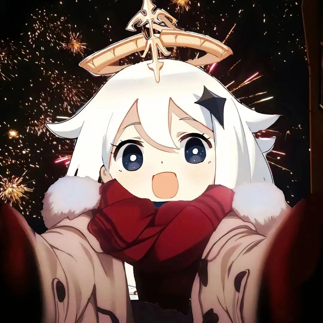 新年烟花原神动漫头像女