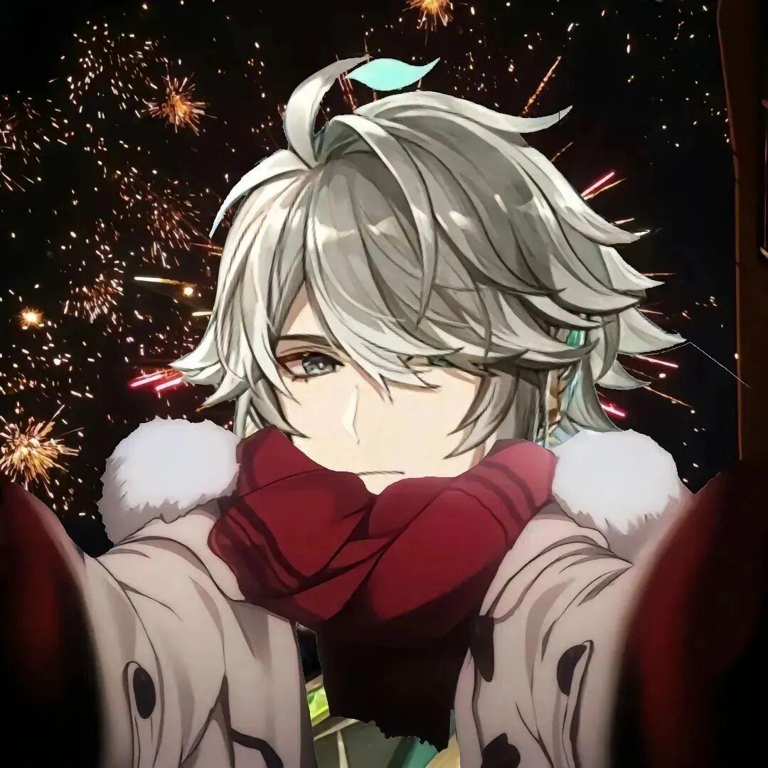 新年烟花原神动漫头像男