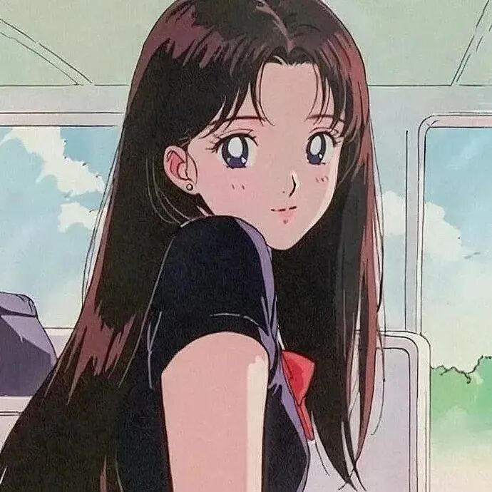 古早感动漫头像女
