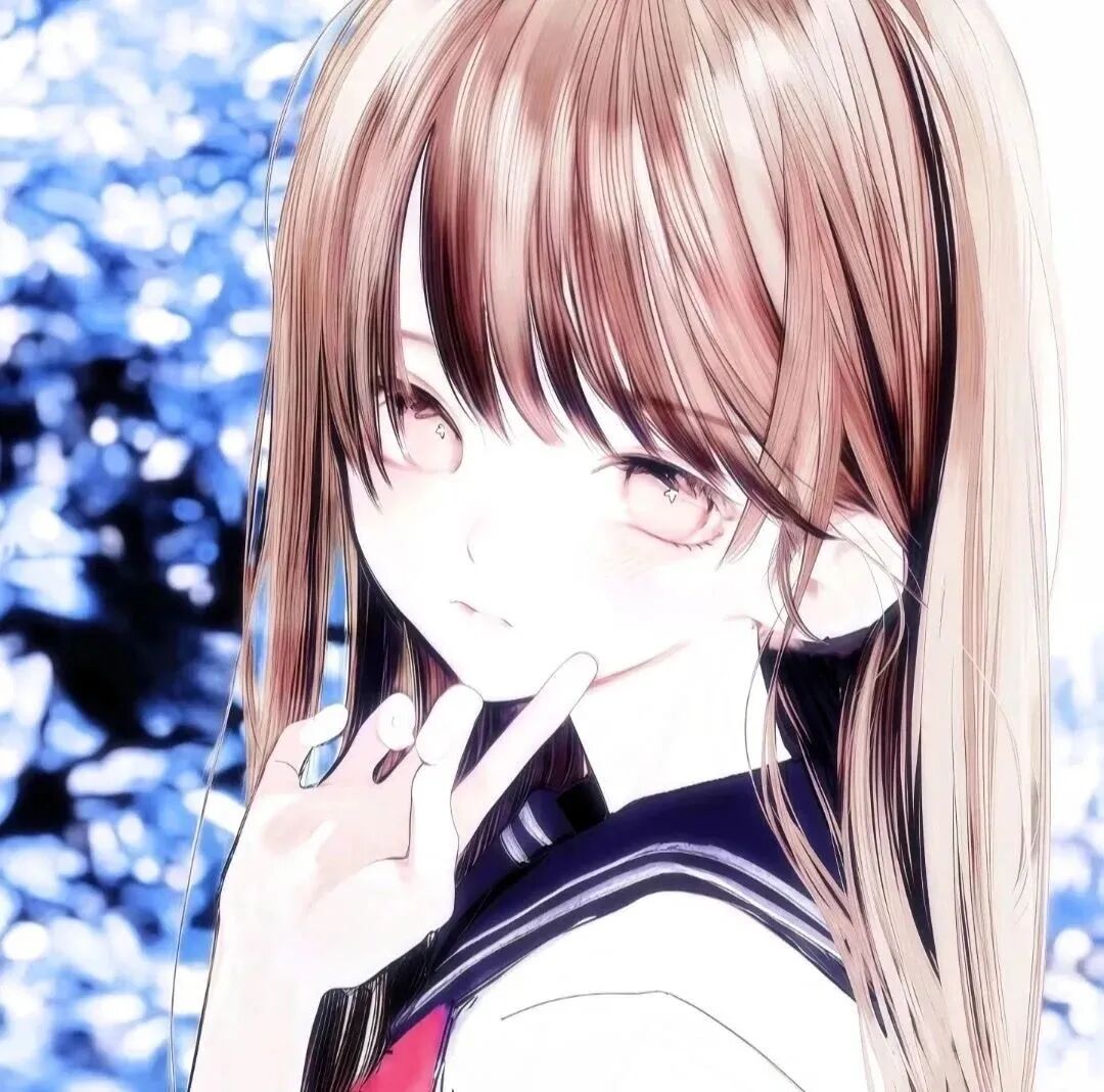 学院风动漫头像女