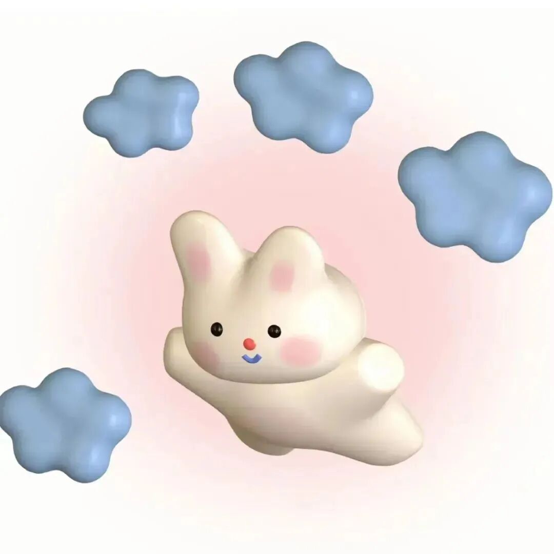 可爱卡通白底头像