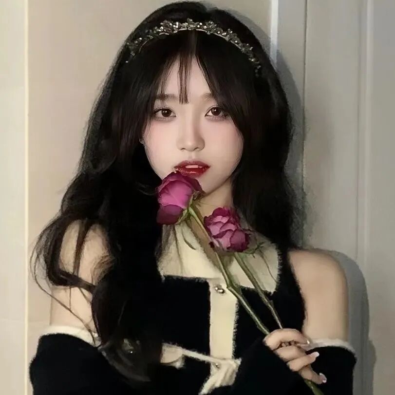 氛围感女生头像鲜花头像
