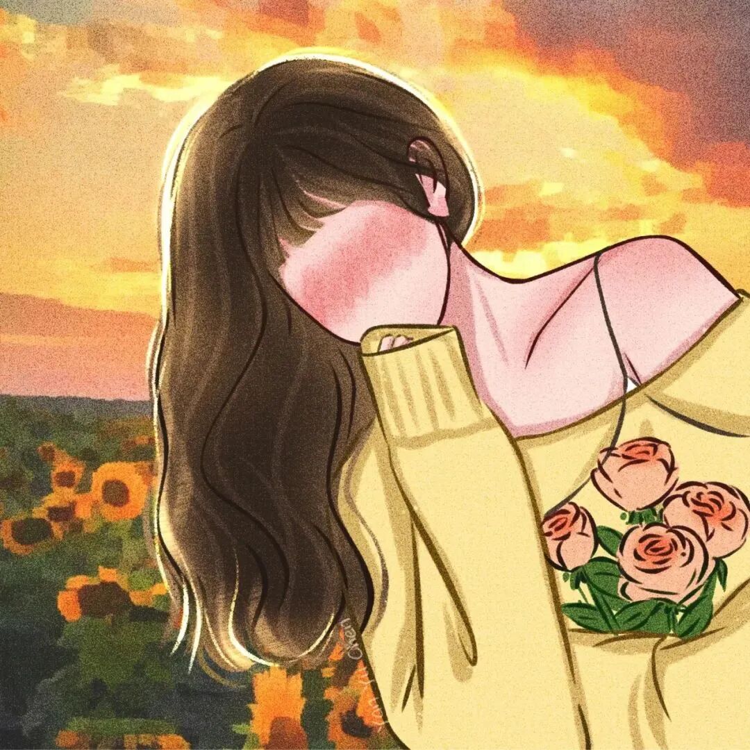 鲜花六人闺蜜头像动漫闺蜜头像