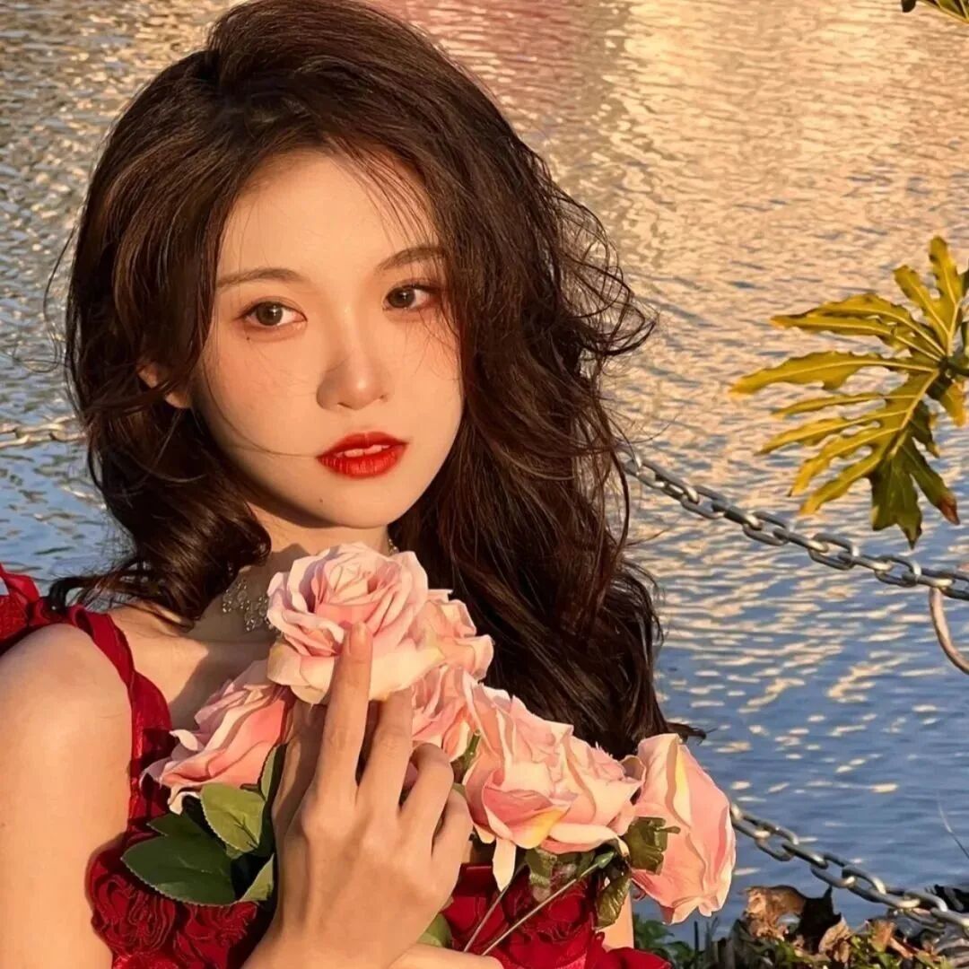 鲜花女生头像氛围感女生头像