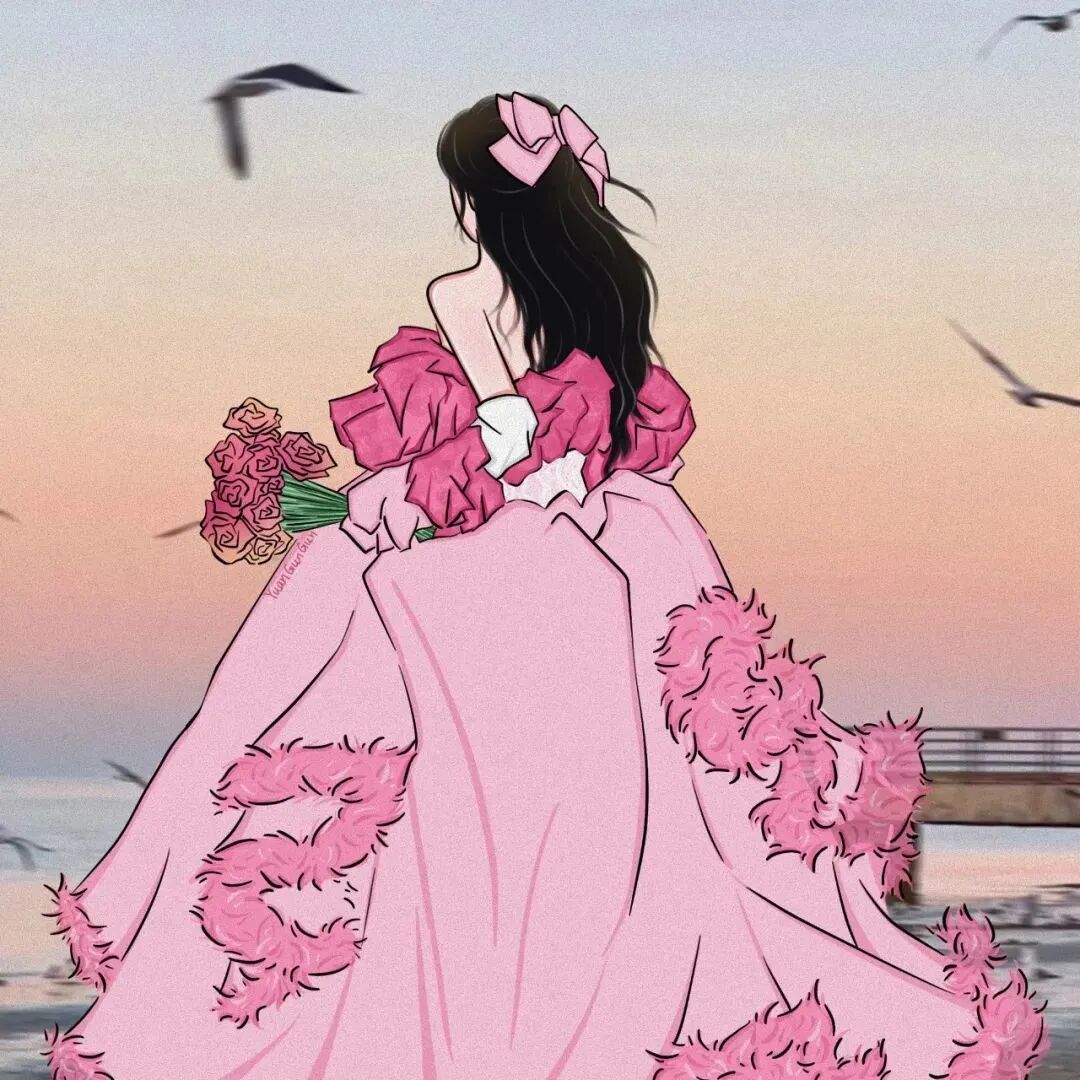 婚纱情侣头像动漫情侣头像