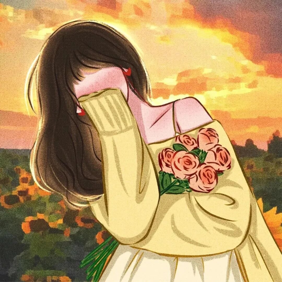 鲜花六人闺蜜头像动漫闺蜜头像