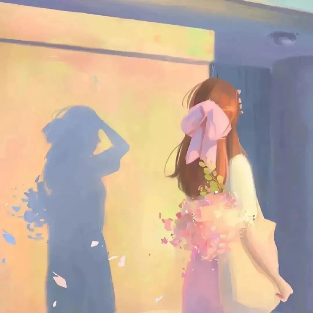 鲜花动漫头像女手绘头像女