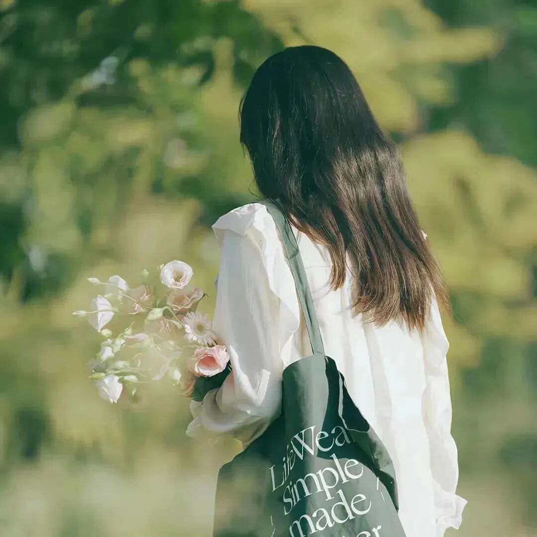 小清新女生头像鲜花女生头像不露脸女生头像