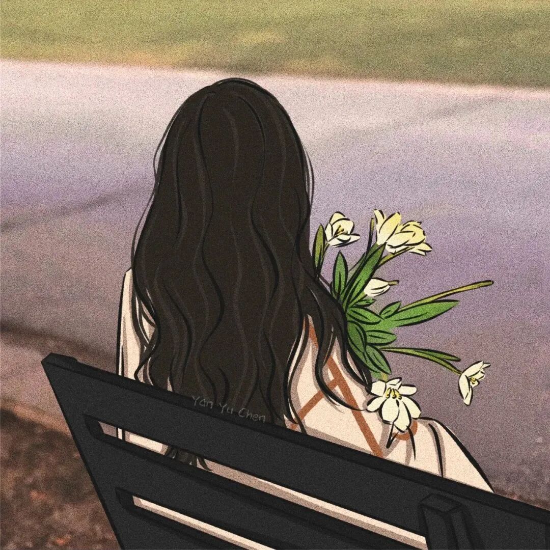 鲜花三人闺蜜头像动漫闺蜜头像