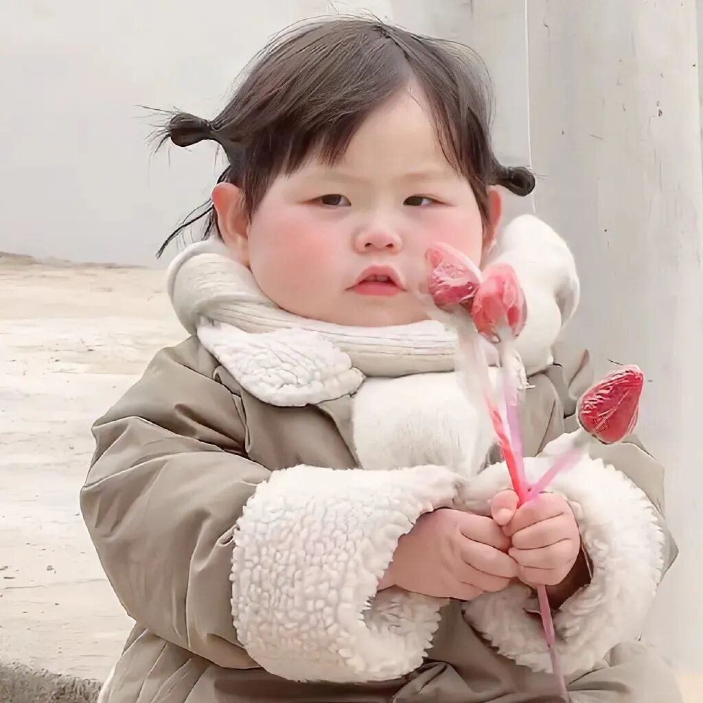 可爱小女孩头像萌娃头像瑶一瑶头像