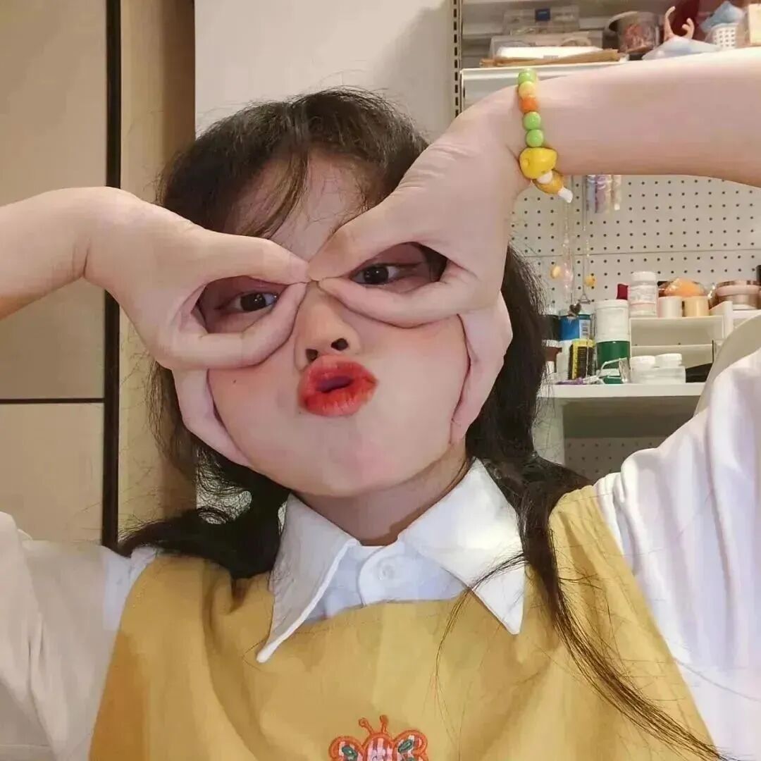 搞怪可爱二人闺蜜头像真人闺蜜头像
