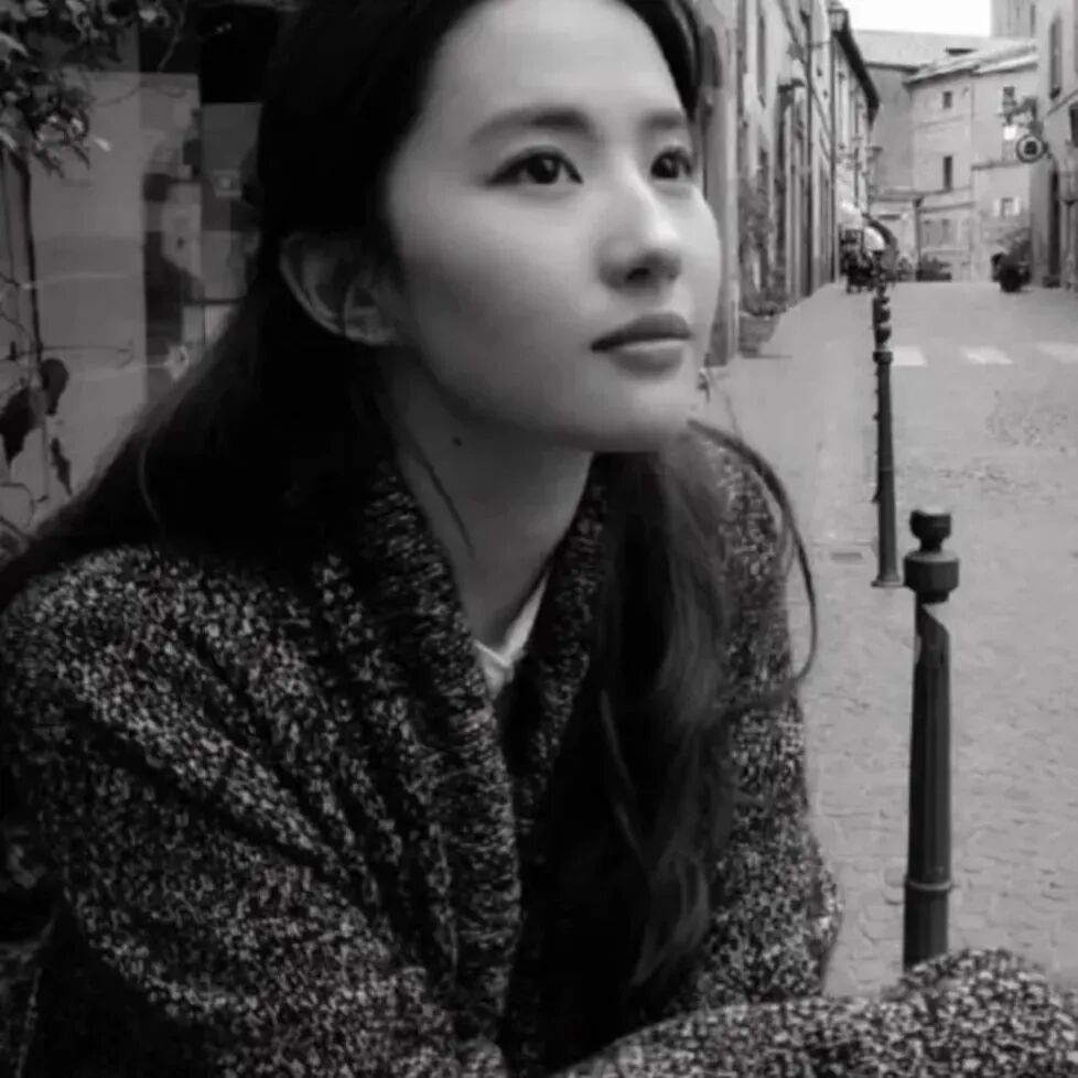 刘亦菲头像女生头像氛围感女生头像侧脸女生头像