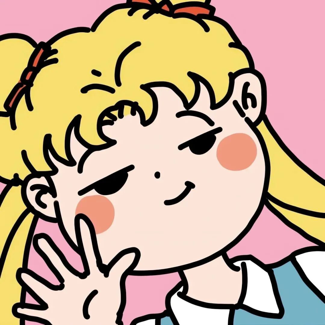 可爱三人闺蜜头像动漫闺蜜头像美少女战士头像