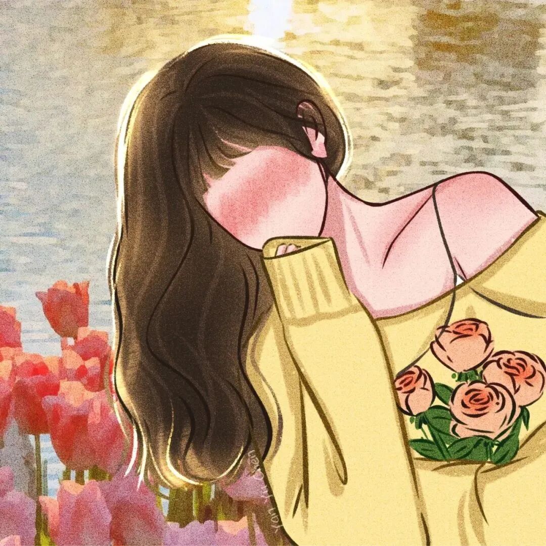 鲜花六人闺蜜头像动漫闺蜜头像