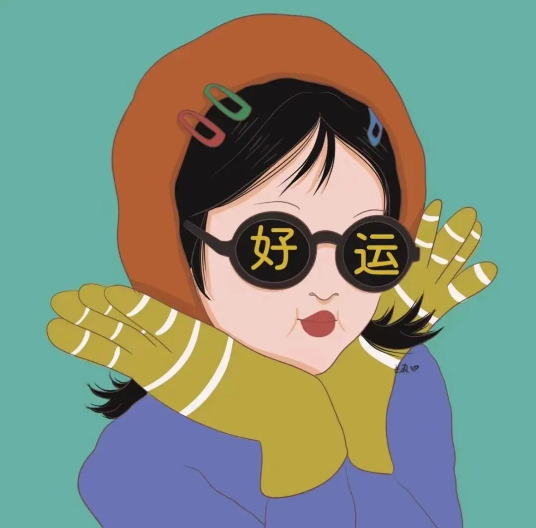可爱三人闺蜜头像动漫闺蜜头像好运头像