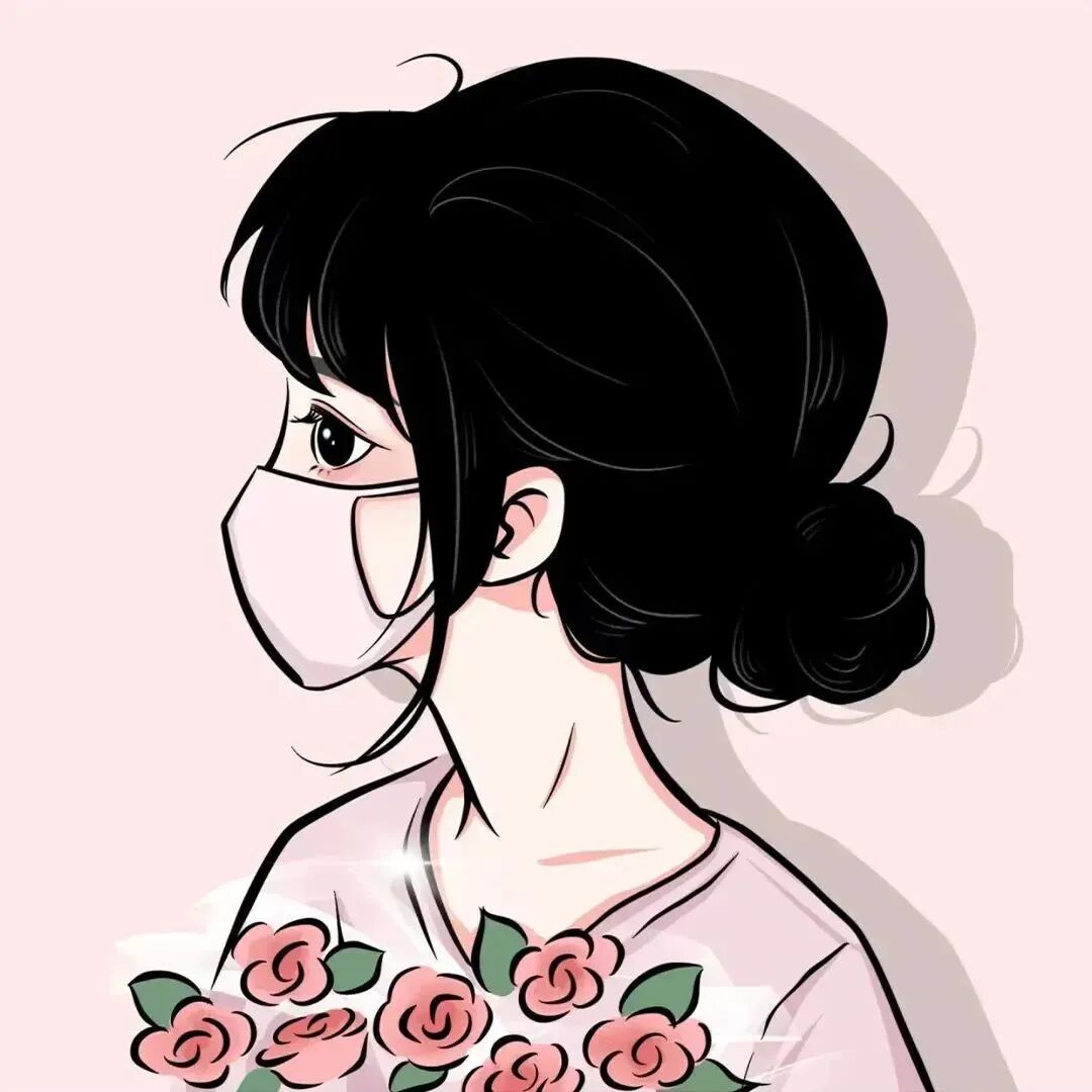 鲜花动漫头像女手绘头像女