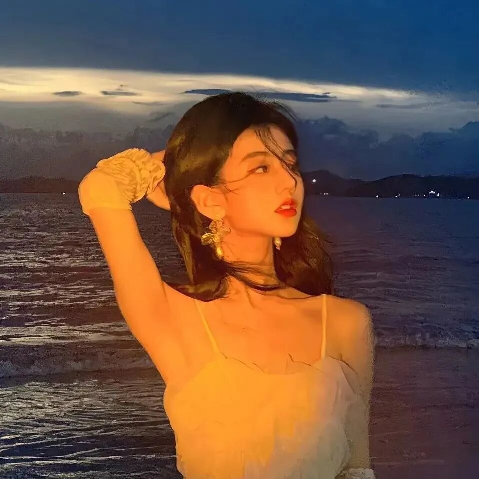 氛围感女生头像海边头像