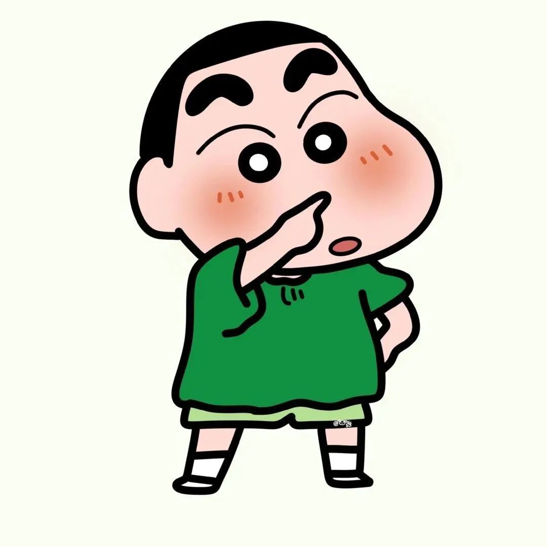 可爱蜡笔小新头像动漫头像男