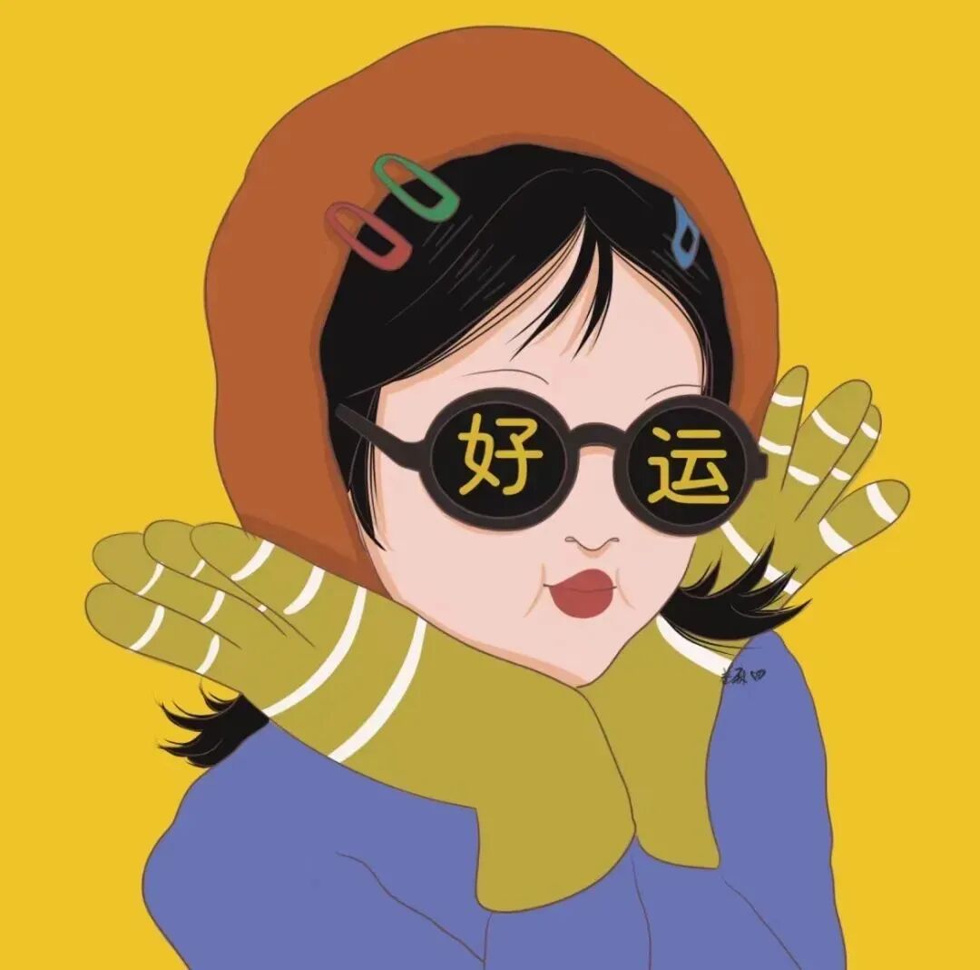 可爱三人闺蜜头像动漫闺蜜头像好运头像
