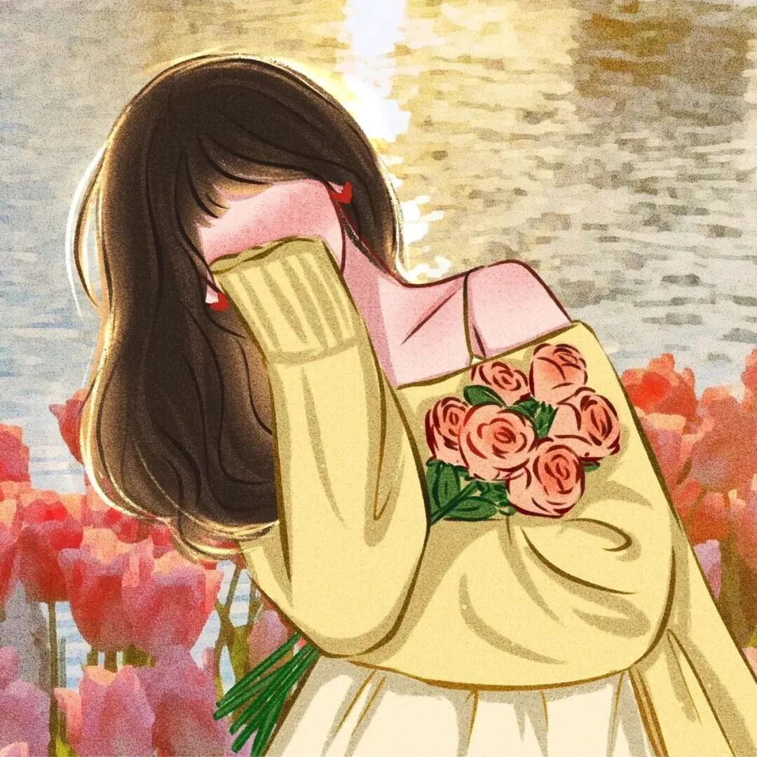 鲜花六人闺蜜头像动漫闺蜜头像