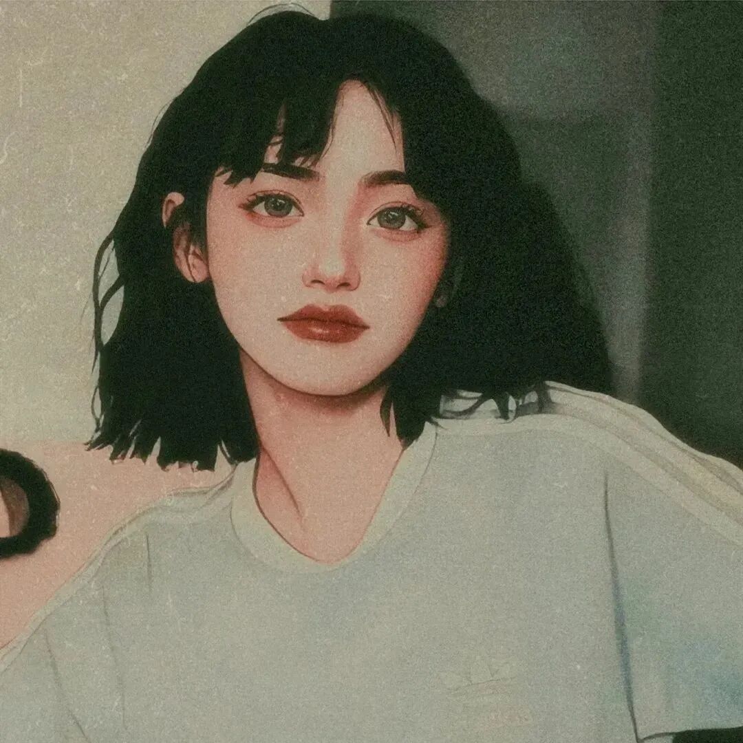 四人闺蜜头像手绘闺蜜头像文艺闺蜜头像