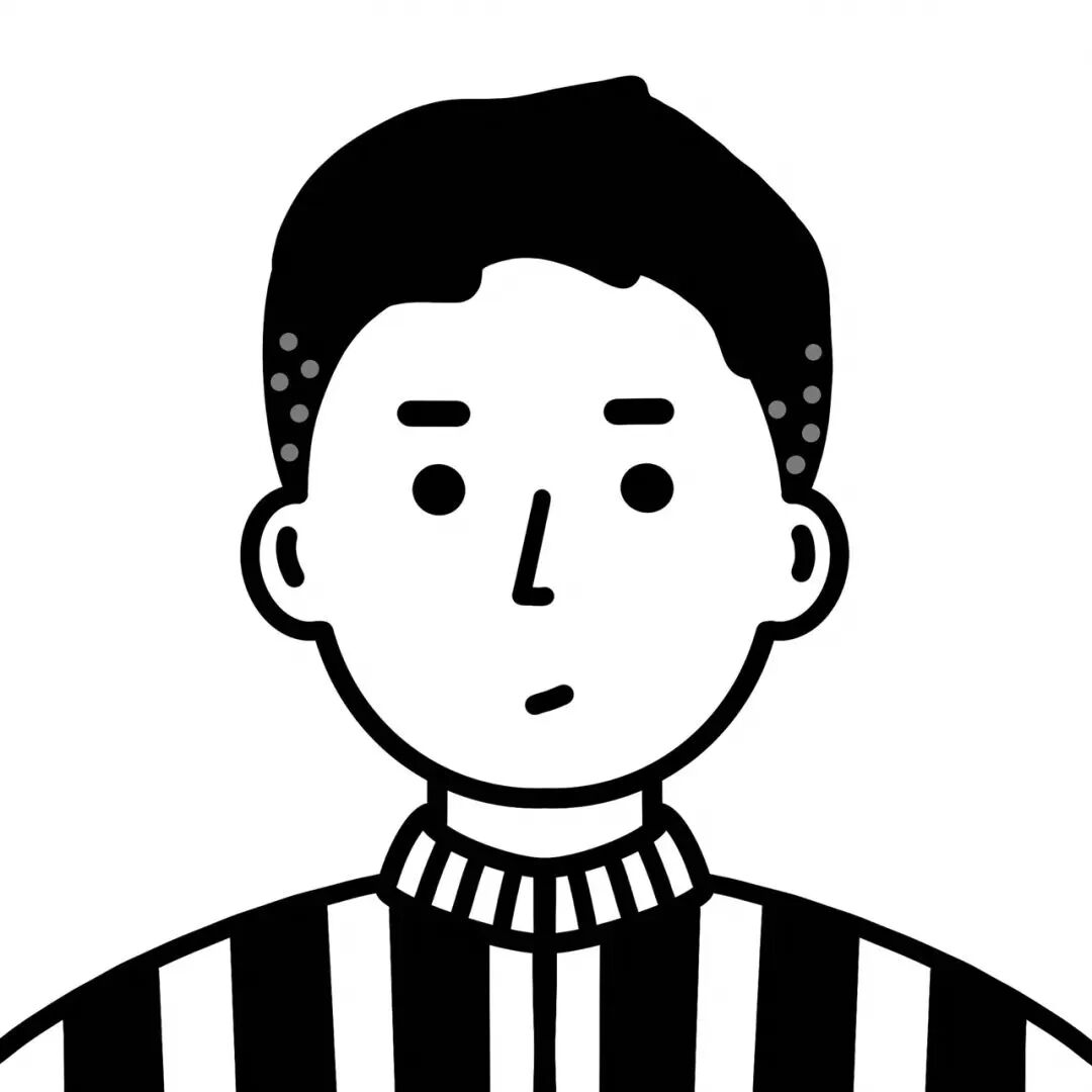 黑白动漫情侣头像黑白简笔画情侣头像