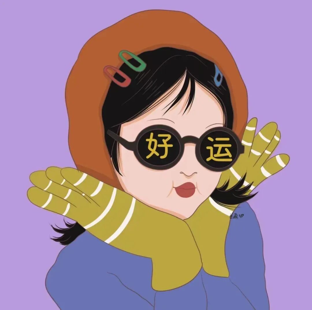可爱三人闺蜜头像动漫闺蜜头像好运头像