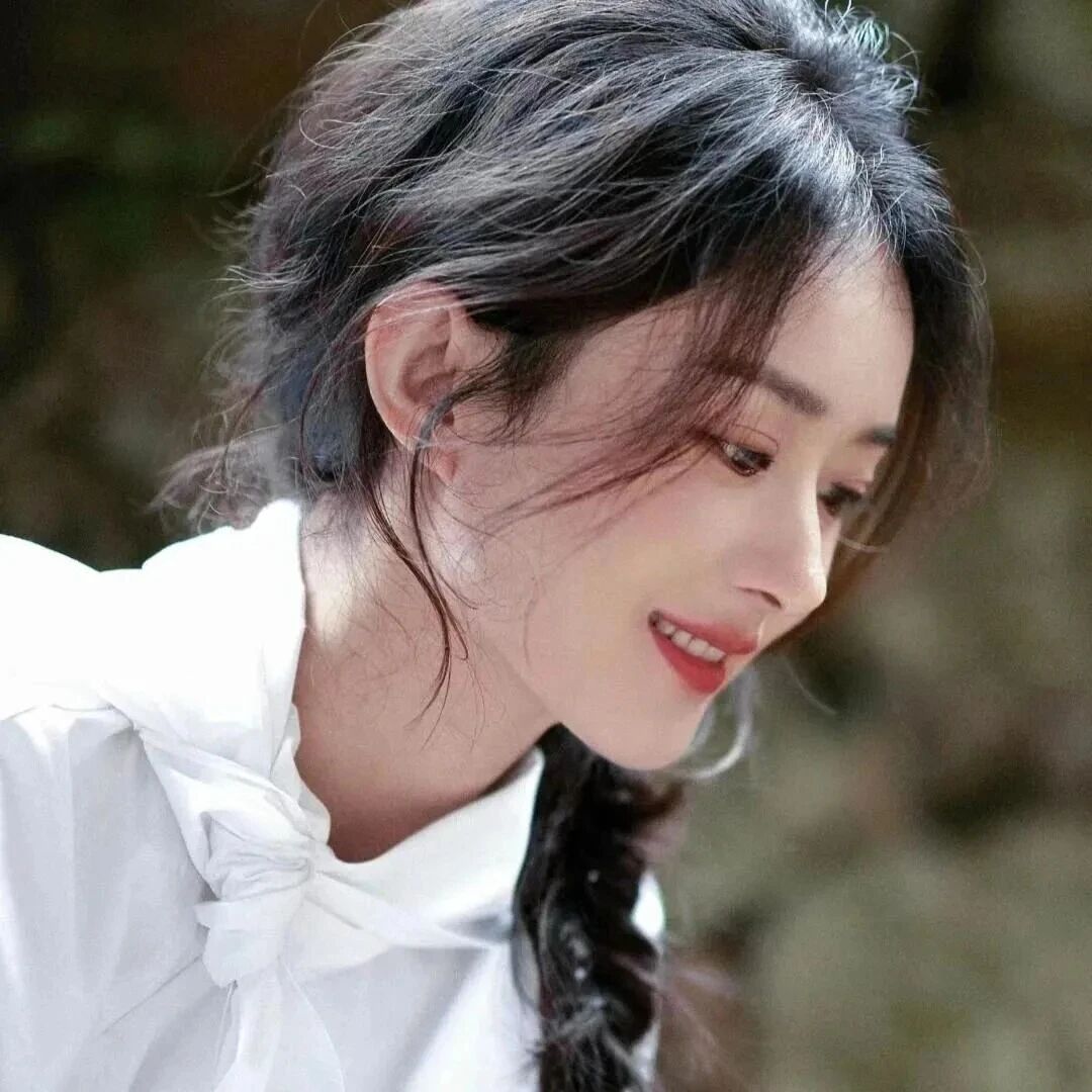 赵丽颖爱豆侧脸女生头像