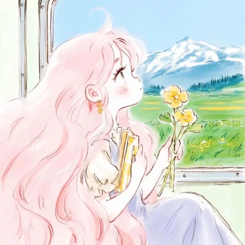 insgi9ydbghyqokgduiyou四人闺蜜头像插画闺蜜头像