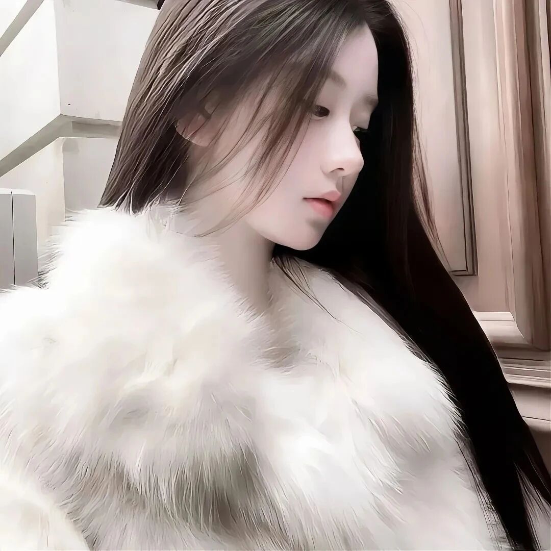 温柔侧脸女生头像