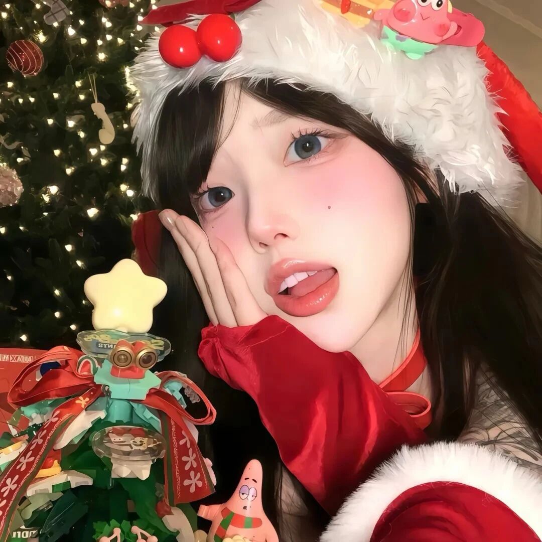 圣诞节女生头像