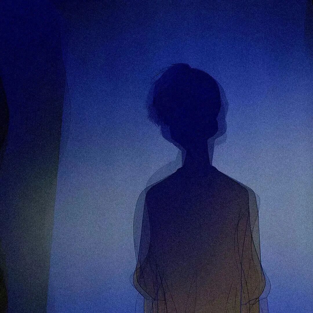 孤独感影子动漫头像男
