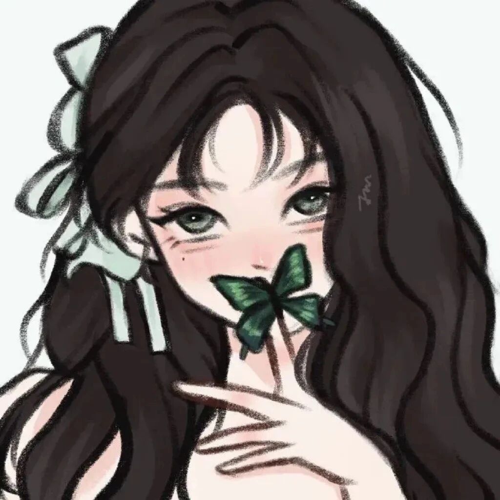 蝴蝶甜妹动漫头像女