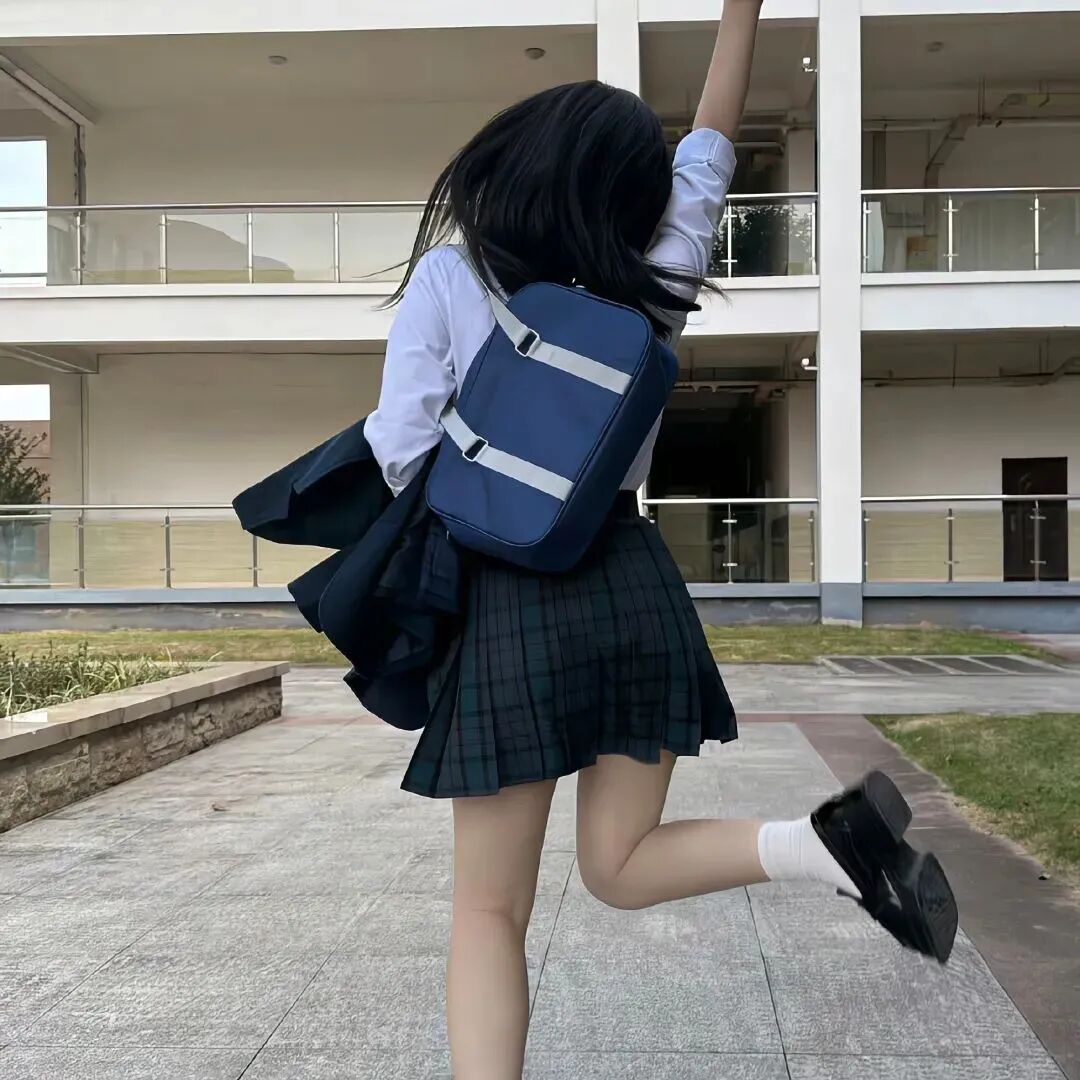 jk制服学院风不露脸女生头像
