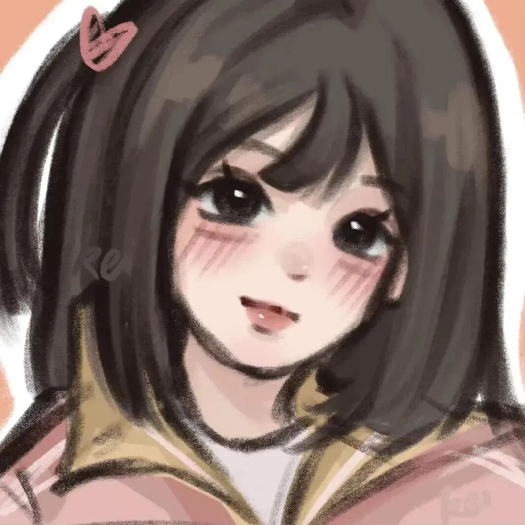 手绘动漫头像女