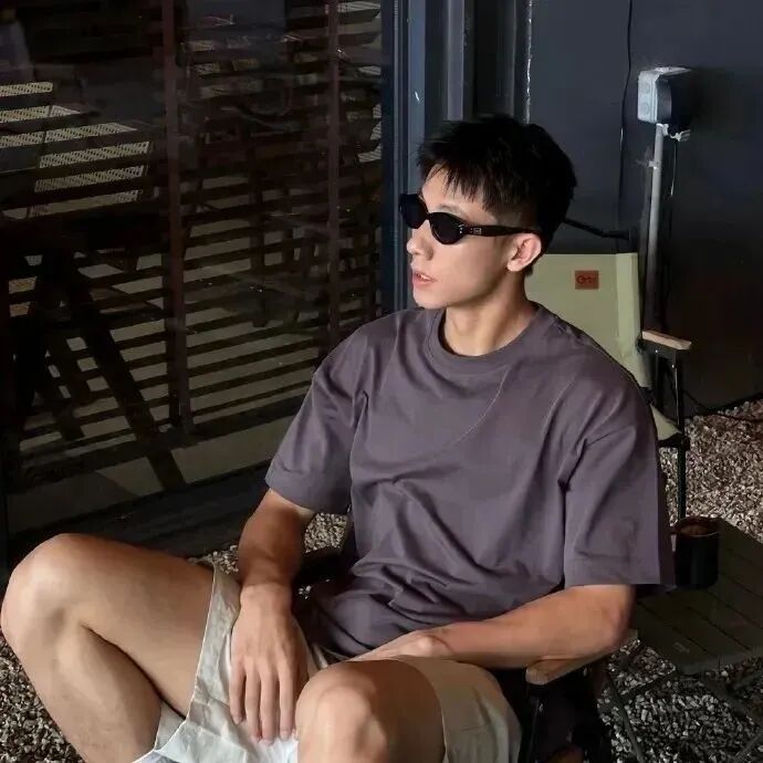 墨镜个性侧脸男生头像