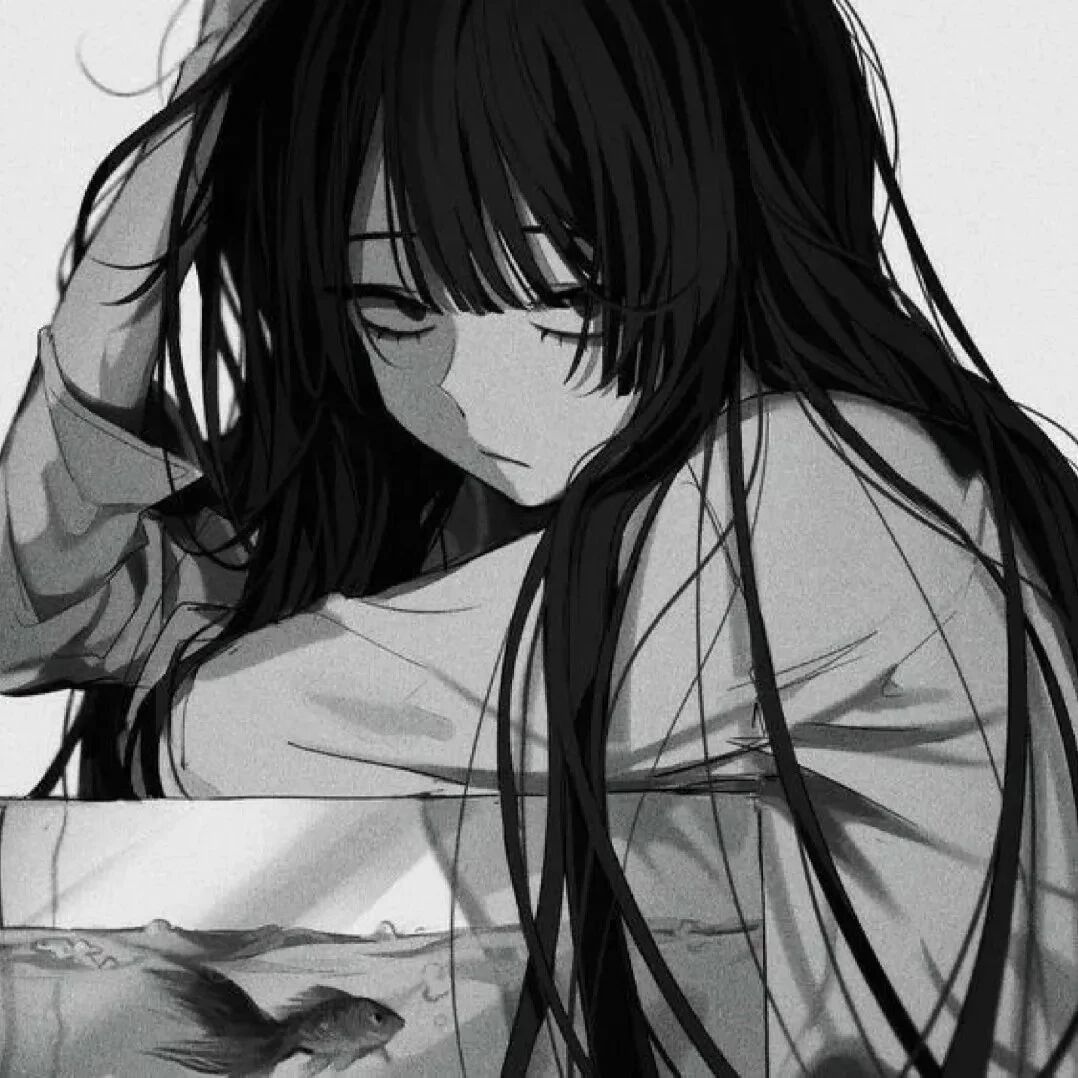 伤感动漫头像女