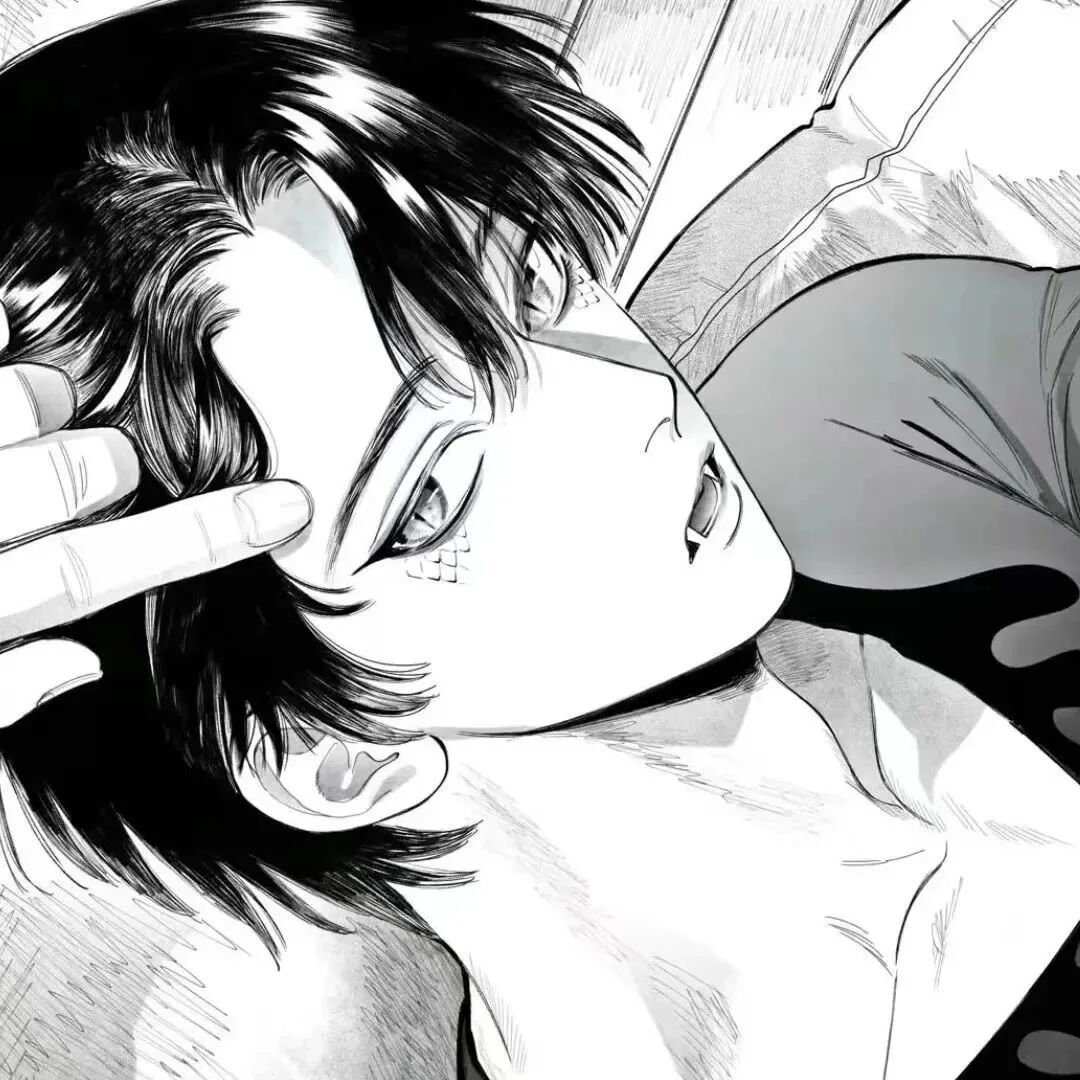 黑白个性动漫头像男
