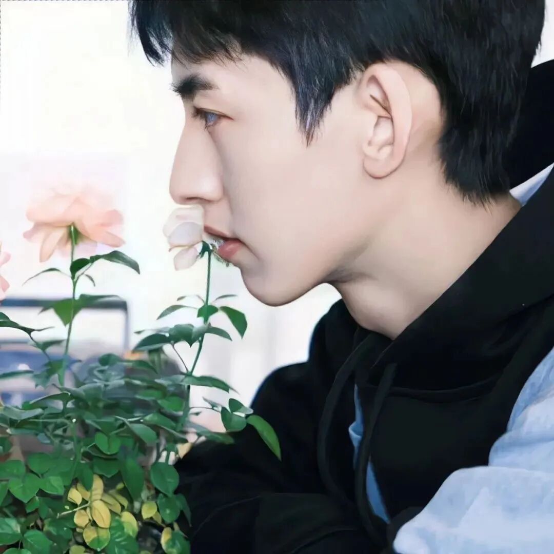 zrngxhingmeiqixi鲜花真人情侣头像